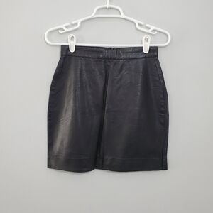 NWT Blank NYC Black Vegan Leather Mini Skirt